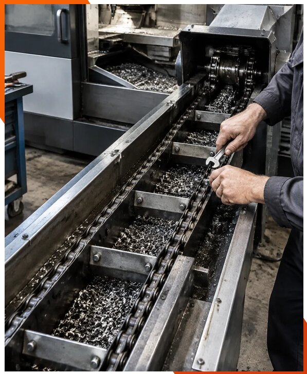 Ремонт транспортеров стружки в Ишимбае